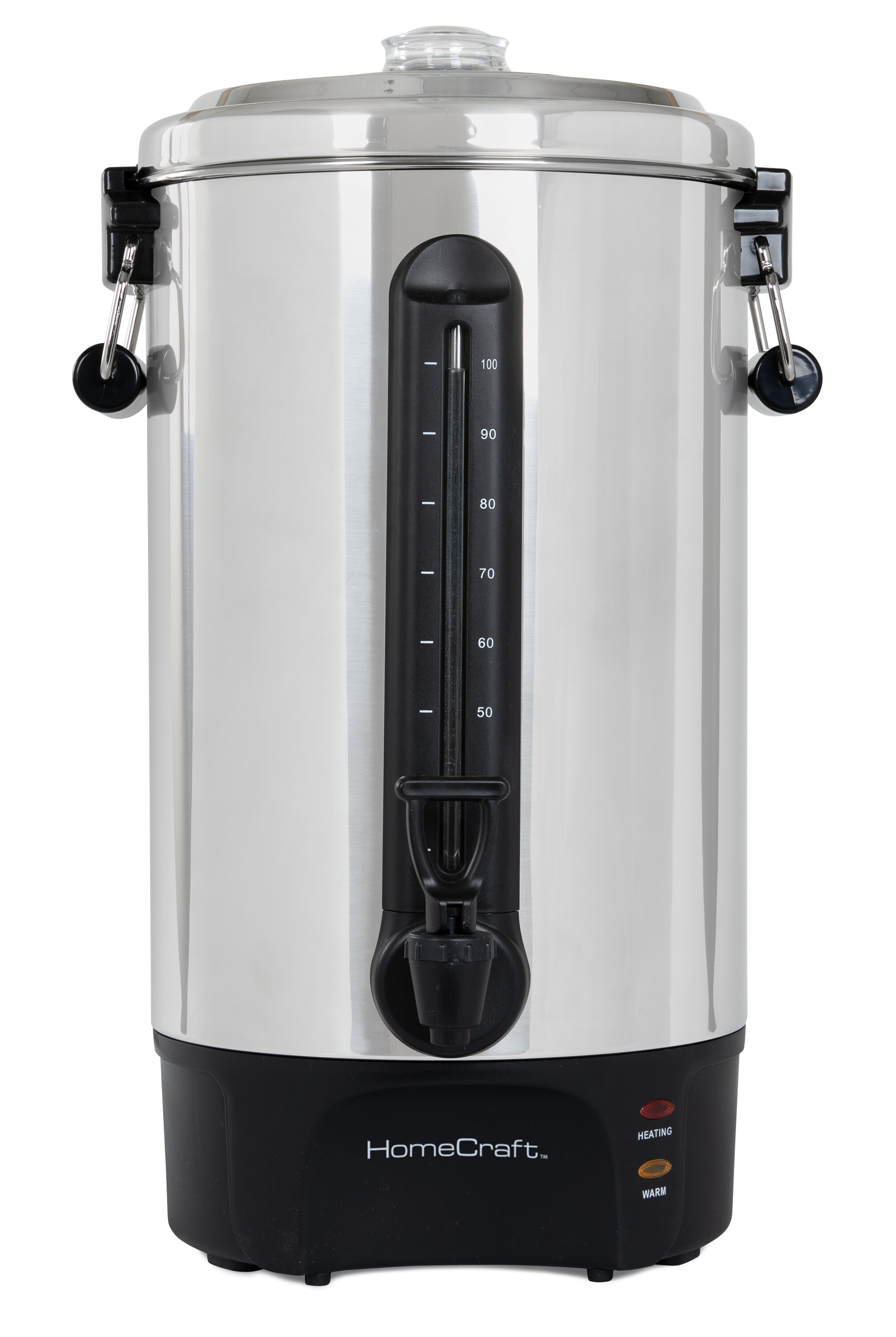 VEVOR Commercial Coffee Urn 50 Cup Stainless Steel Coffee Dispenser Fast Brew