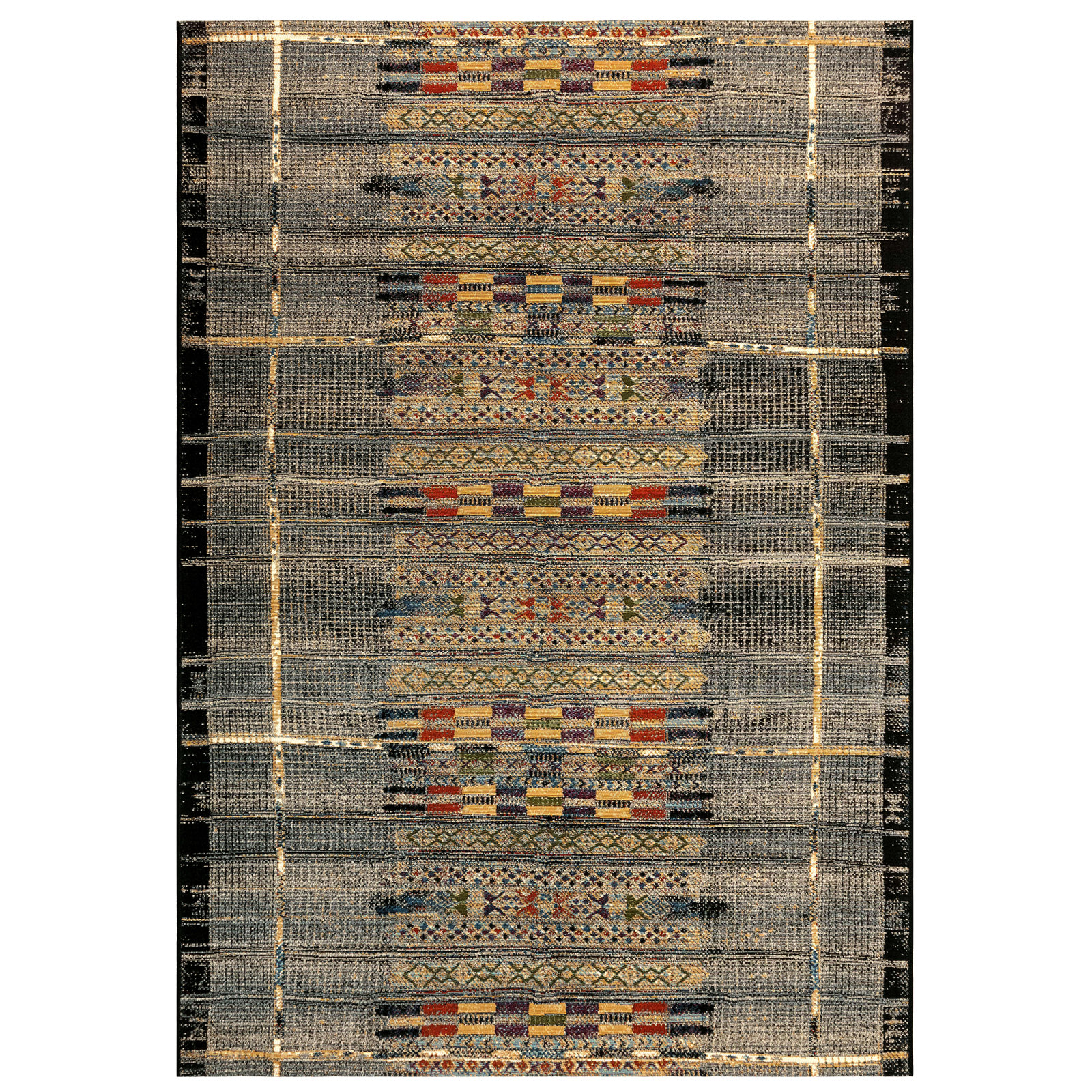 Sesena Striped Rug, Rectangle 3'3" x 4'11"