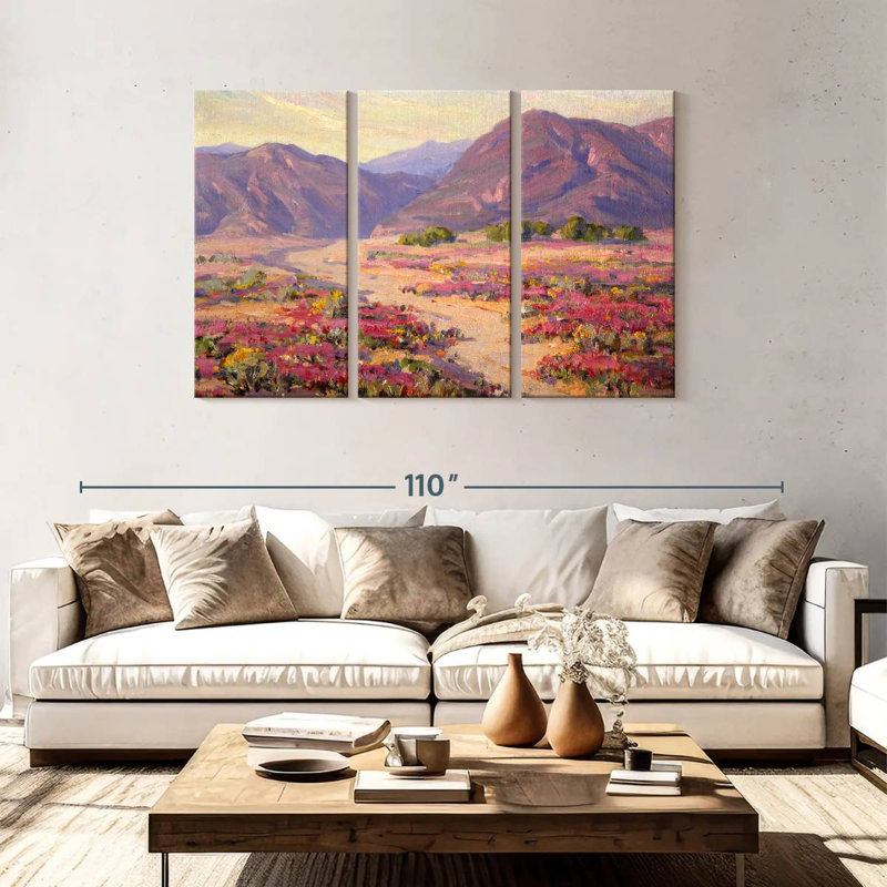 Avery Spring Bloom In The Desert, 48" H x 74" W