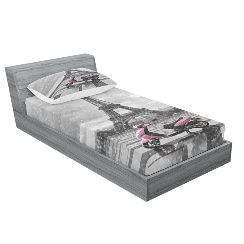Microfiber Sheet Set, Twin XL Sheet Set with Fitted Sheet