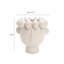 Vase 9,6 "en céramique blanche moderne avec couronne citron