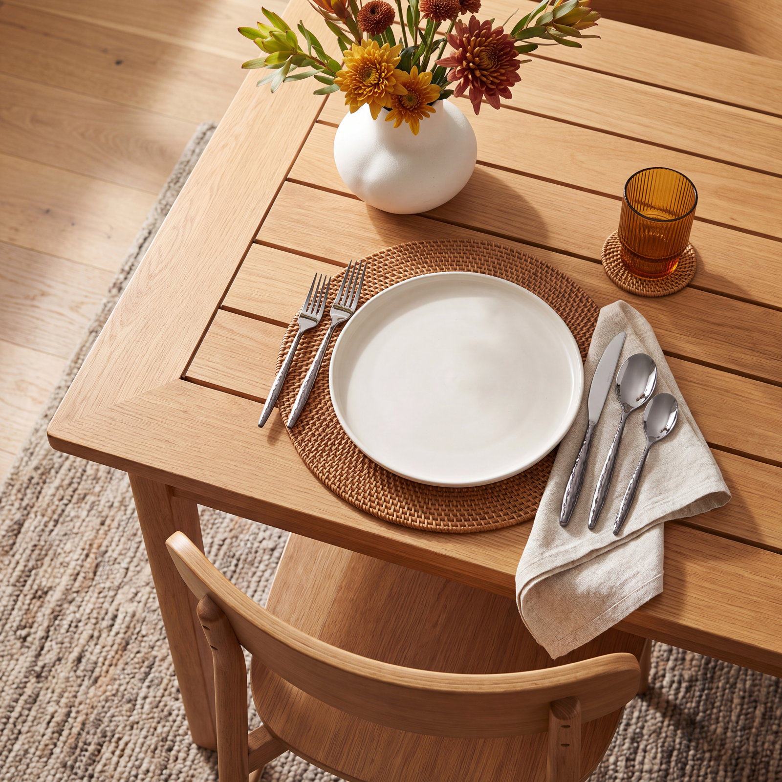 Avellino Flatware Set - Service for 4, Graphite