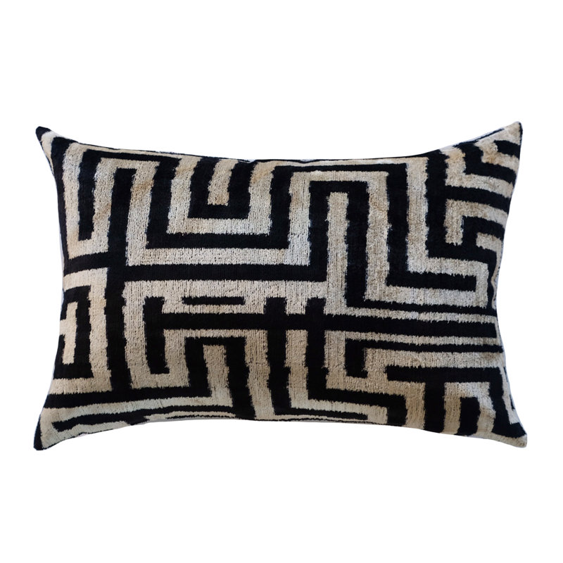 Frye Feather Throw Pillow, Geometric 5
