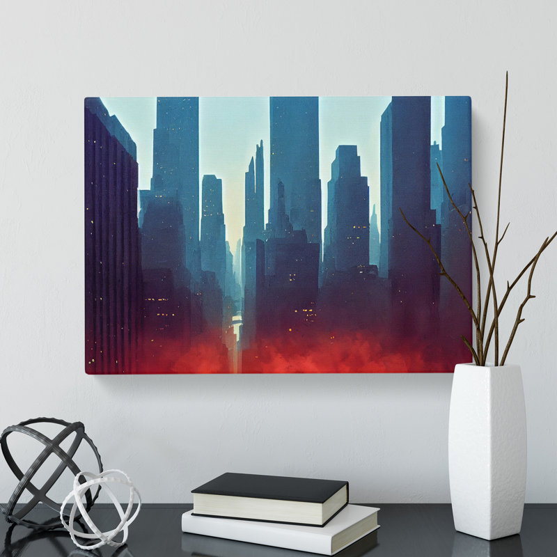 A New York City Skyline Vol.4 - Wrapped Canvas, 50cm H x 76cm W x 3cm D