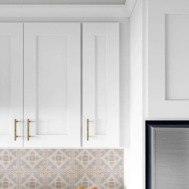 Armoire de cuisine en bois massif prête à assembler, H 30 po x l 9 po x P 12 po, White