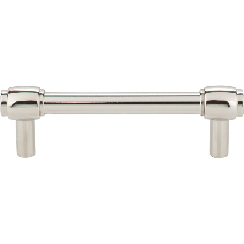 Hayworth Bar Pull, Polished Nickel, 3 3/4"
