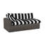 Montecito 75.25" Wide Outdoor Wicker Right Hand Facing Loveseat with Cushions-2060664318-2060649668-2060664096