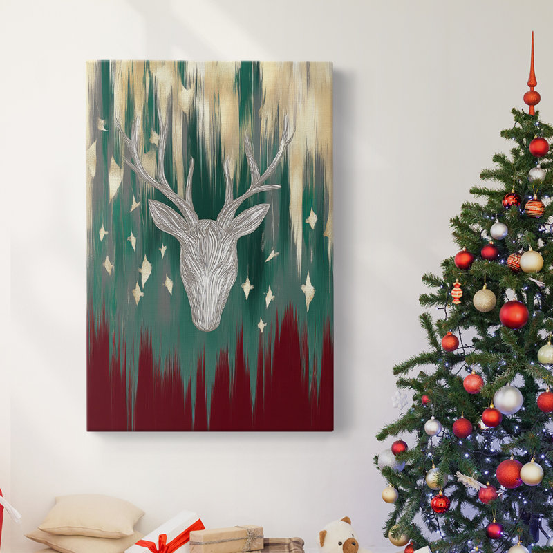 Art des Fêtes de Noël - Toile tendue avec châssis CCxxx, H 27 po x l 18 po