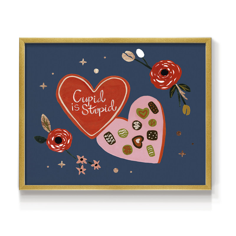 Happy Galentine II - reproduction encadrée