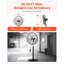 Ventilateur oscillant industriel 30 po à 3 vitesses avec hauteur ajustable