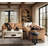 Archives Raffia Rectangle Cocktail Table