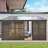 16 Ft. W x 12 Ft. D Aluminum Patio Gazebo Wall-Mounted Solarium