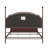 Marinez Upholstered Metal Standard Bed-1574542607