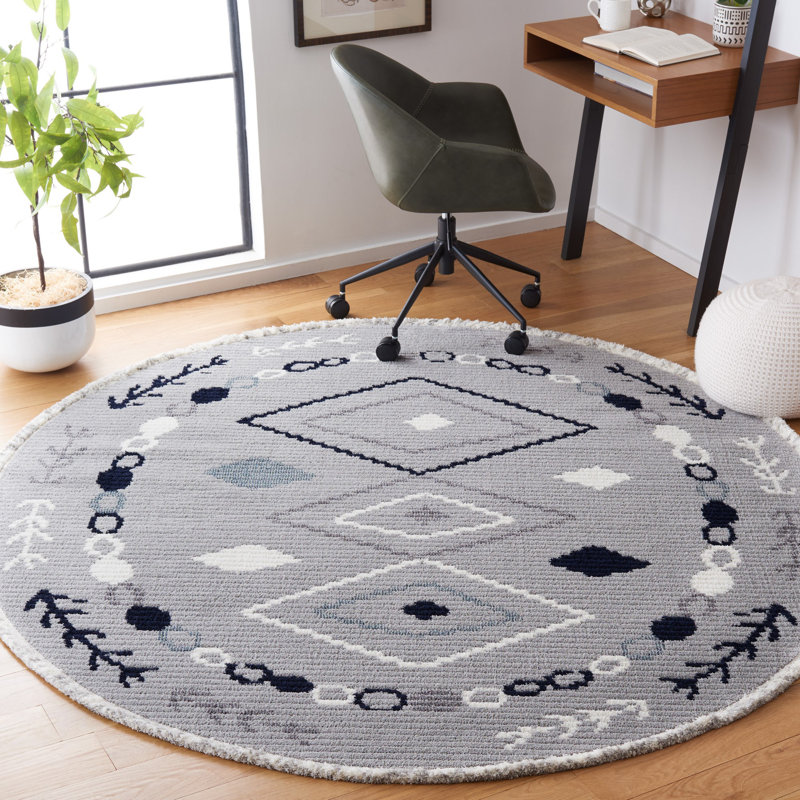 Amais Performance Southwestern Rug, Round 6'7"