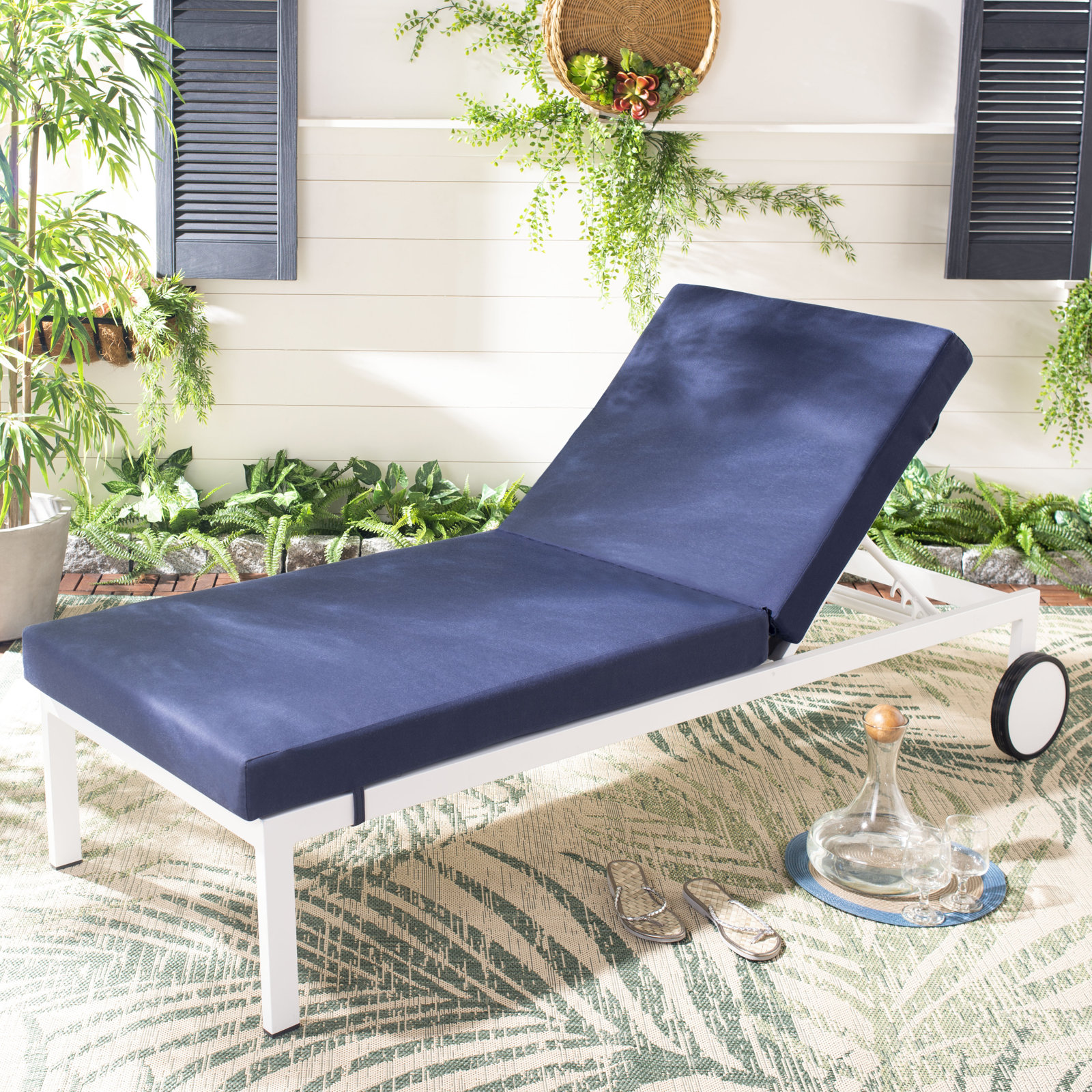 Sumner 28" Patio Chaise Lounge