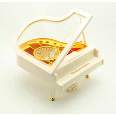 Grand Piano Plays For Elise The Ballerina Can Dance On The Cover Figurine