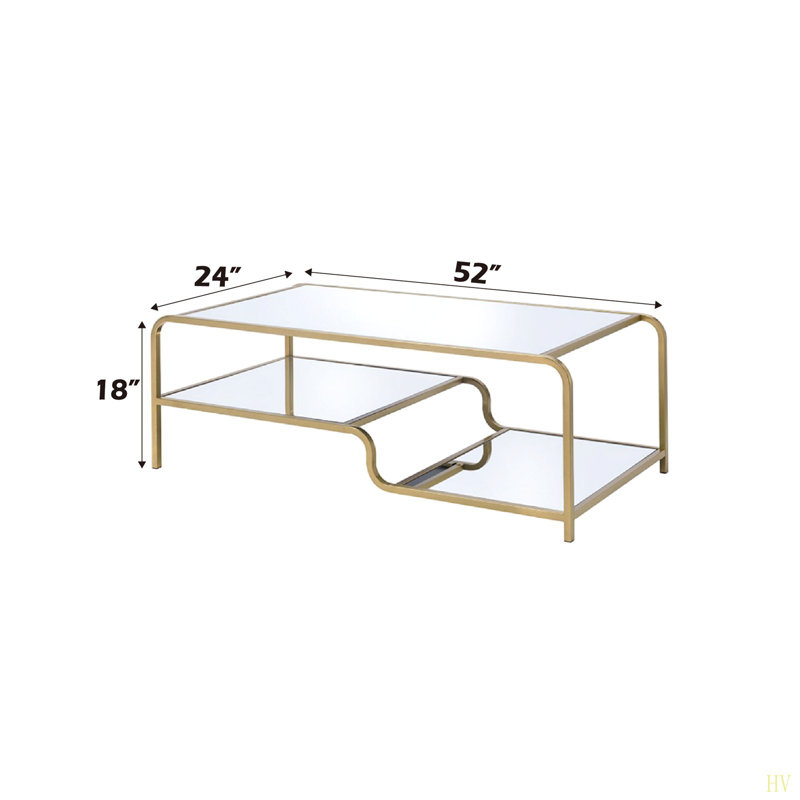 Table basse Astrid Mirro & Finish