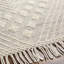 Tapis beige / gris à motif géométrique tissé à plat Anelisse-435998828
