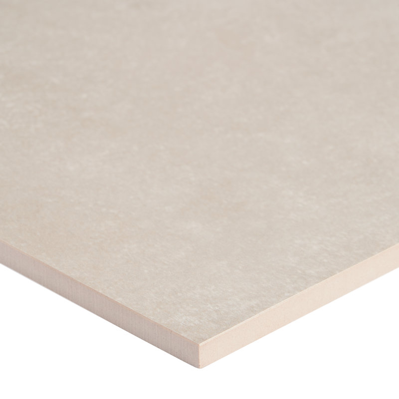 Linea 24" X 24" Porcelain and Brass Wall & Floor Tile (11.62 SQFT / Box), Greige