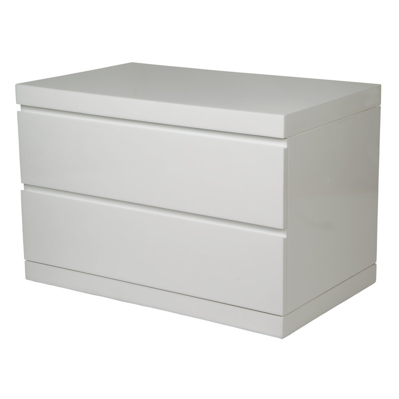 Anna Large Nightstand, White