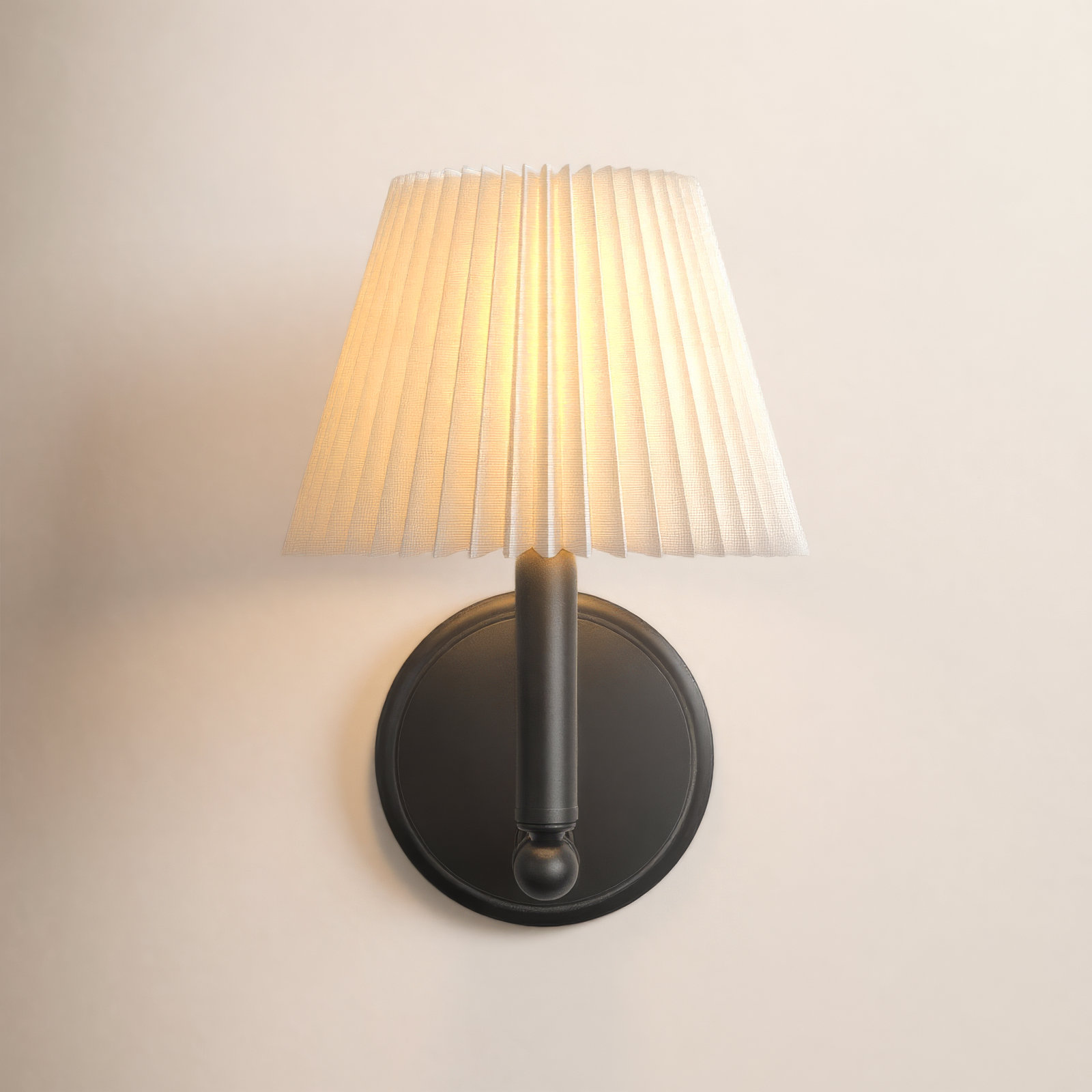 Tiburon Single Light Dimmable Sconce, Matte Black