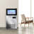 160 lb. Daily Production Stainless Steel Undercounter/Freestanding Ice Maker with Clear Cube Ice-109767640