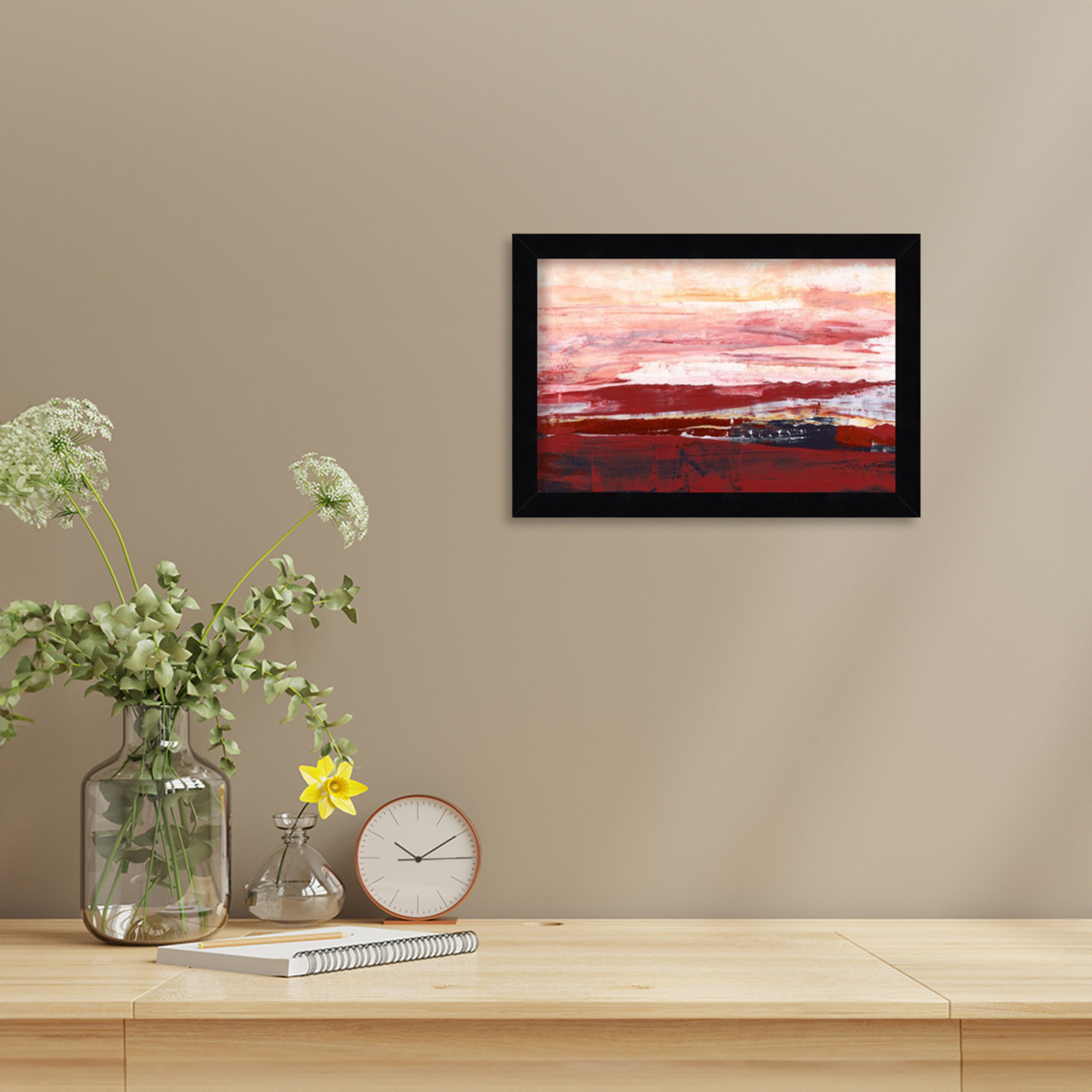 Summerset I Print by Sharon Gordon, Black, 9" H x 13" W
