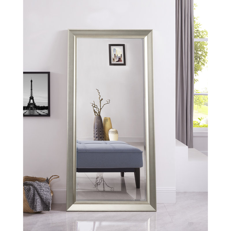 Grand miroir de plancher sur pied Chappell, Champagne
