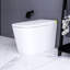 Toilette blanche intelligente avec éclairage lumineux