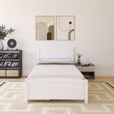 Lit plateforme simple avec deux tiroirs