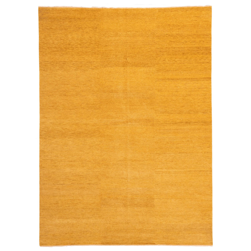 Tapis doré Pak Finest Gabbeh 9 pi 0 po x 12 pi 1 po