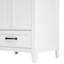 Meuble-lavabo 24 po avec lavabo, meuble-lavabo avec tiroir et portes, bois massif et panneau de fibres à densité moyenne 24 po