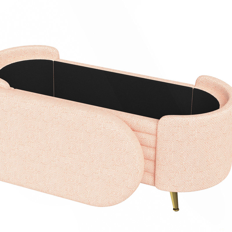 Repose-pieds Modern, Rose, Rose