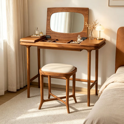 Italian style small high legged dressing table