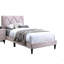Lit simple avec tête de lit réglable 1pc, meubles de chambre à coucher en velours pour les jeunes-1530982417-1530982419