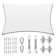 Amgo Customize Rectangle Shade Sail - 200 GSM, 95% UV Blockage with Hardware Kit