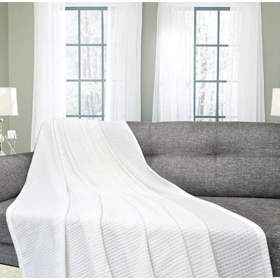 Couverture luxueuse en coton peigné
