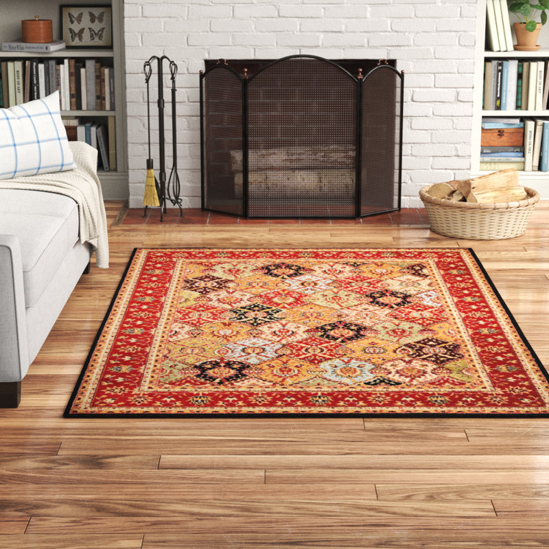Baranof Oriental Indoor Rug, Rectangle 3'11" x 5'3"