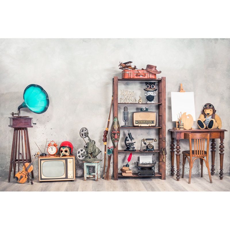 Antique Hobbies by Brat_Pikachu - Wrapped Canvas Print, 30cm H x 46cm W x 3.8cm D