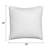 Sunbrella Square Weather Resistant Outdoor Pillow Cover and Insert-746276893-746276894