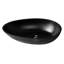 Lavabo de salle de bain ovale noir Foho-55604379