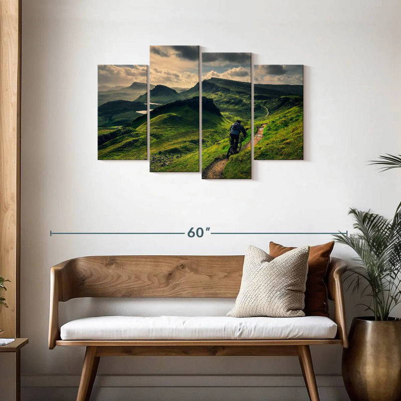 Sireci Mountain Biking Trail, 27" H x 43" W