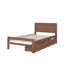 Base de lit plateforme avec 2 tiroirs de conception moderne-387602768