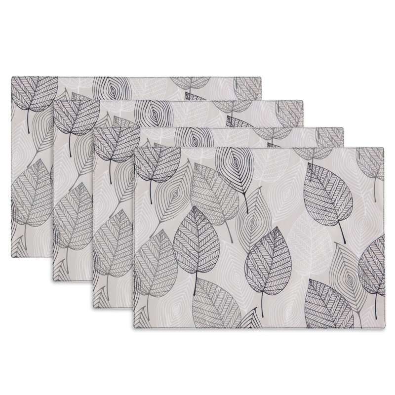 Ensemble de napperons 4 pièces Wragby Leaves