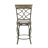 Jaimelyn Metal Swivel Upholstered Seat Counter Stool