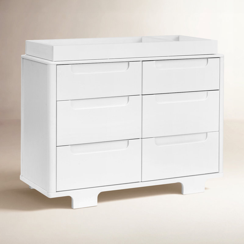 Commode 6 tiroirs Yuzu, Blanc