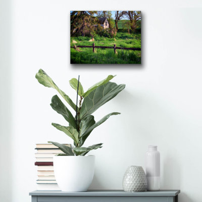 Art mural en verre Millwood Pines «The House at the Side of the Road» par Rick Berk