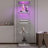 LED Lights Glass Display Cabinet 4 Shelves With Door, Floor Standing Curio Bookshelf For Living Room Bedroom Office, 64.7"*16.7"*14.3"-318236286