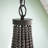 Dumas 3-Light Wood Bead Chandelier - Gray-323447482