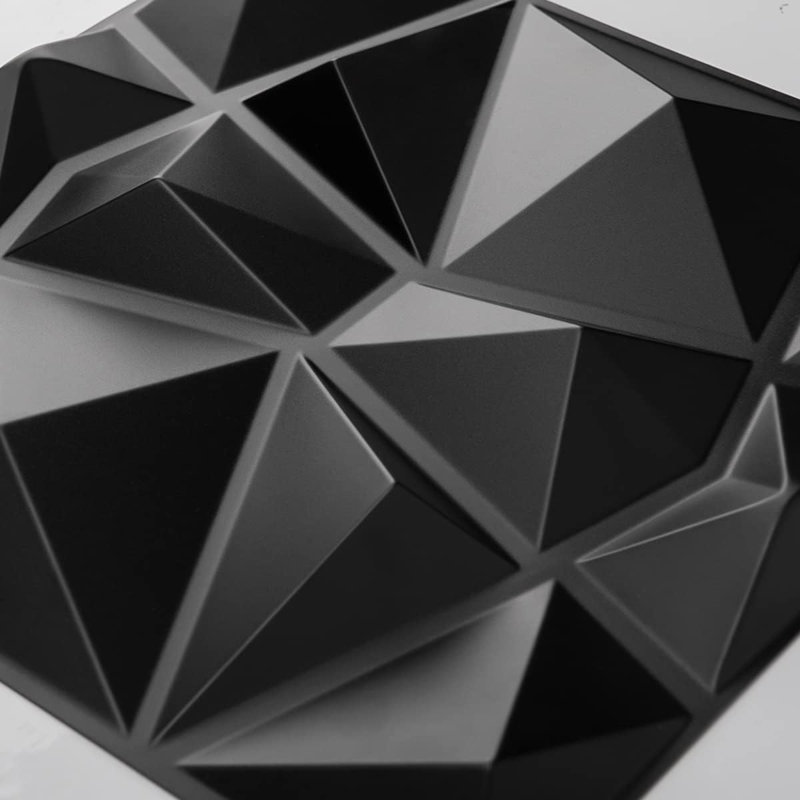 Panneaux muraux 3D en losange